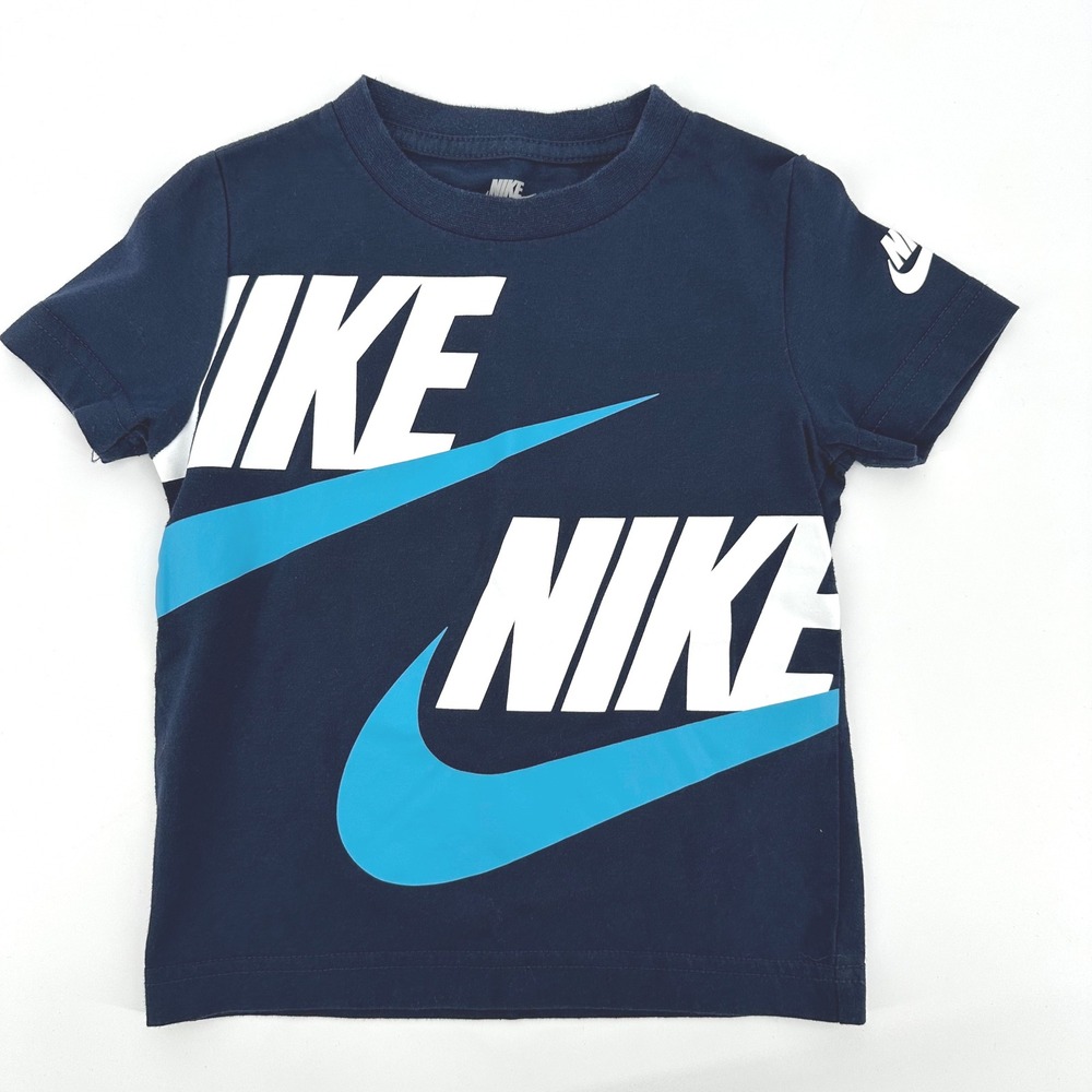 Lot‎ Kids Nike Navy Blue Graphic T-Shirt Black Star Wars Darth Vader T-Shirt 3T - Picture 5 of 7